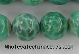 CAG5305 15.5 inches 14mm round peafowl agate gemstone beads