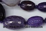 CAG5405 10*14mm – 20*30mm faceted drum dragon veins agate beads