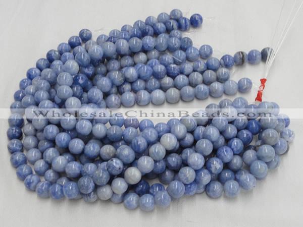 CAG554 16 inches 12mm round blue agate gemstone beads wholesale