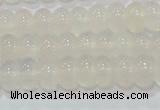 CAG6520 15.5 inches 4*6mm rondelle Brazilian white agate beads