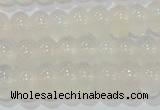 CAG6521 15.5 inches 5*8mm rondelle Brazilian white agate beads