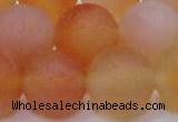 CAG6695 15 inches 18mm round multicolor pilates agate beads