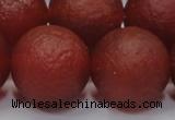 CAG6705 15 inches 18mm round red pilates agate beads