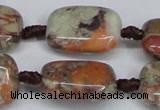 CAG7031 15.5 inches 15*20mm rectangle ocean agate gemstone beads