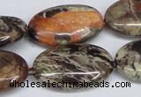 CAG7041 15.5 inches 20*30mm oval ocean agate gemstone beads