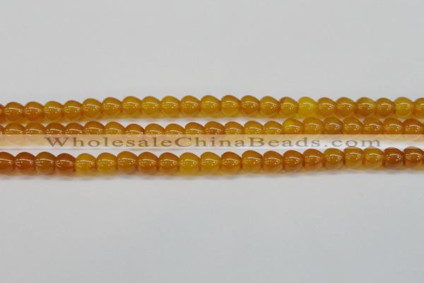 CAG7114 15.5 inches 9*10mm apple-shaped yellow agate gemstone beads