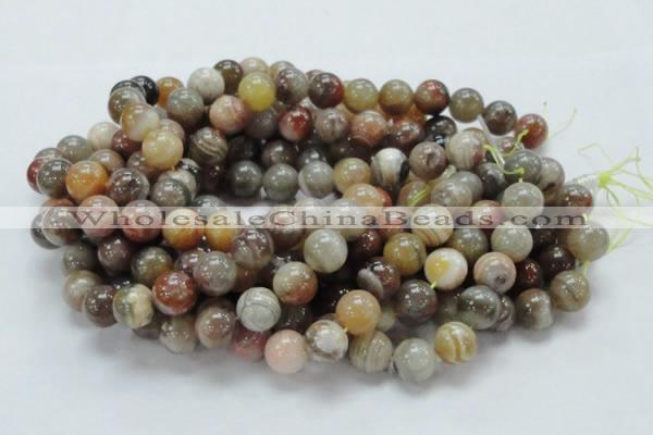 CAG766 15.5 inches 14mm round yellow agate gemstone beads wholesale