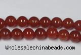 CAG7857 15.5 inches 6mm round red agate beads wholesale