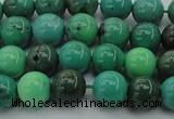 CAG7905 15.5 inches 8mm round grass agate beads wholesale