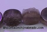 CAG8435 15.5 inches 20mm coin grey druzy agate gemstone beads