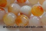 CAG869 15.5 inches 16mm faceted round agate gemstone beads