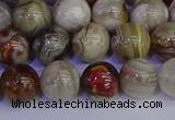 CAG9113 15.5 inches 10mm round Mexican crazy lace agate beads