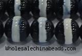 CAG9136 15.5 inches 14mm round tibetan agate beads wholesale