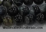 CAG9187 15.5 inches 10mm round line agate beads wholesale