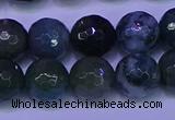 CAG9364 15.5 inches 12mm faceted round moss agate beads wholesale