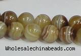 CAG939 16 inches 12mm round madagascar agate gemstone beads