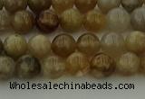 CAG9401 15.5 inches 6mm round ocean fossil agate beads wholesale