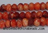 CAG9571 15.5 inches 4*6mm faceted rondelle crazy lace agate beads