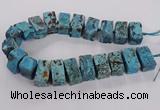 CAG9699 15.5 inches 15*28mm - 17*30mm cuboid ocean agate beads