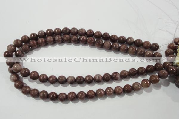 CAJ454 15.5 inches 10mm round purple aventurine beads wholesale