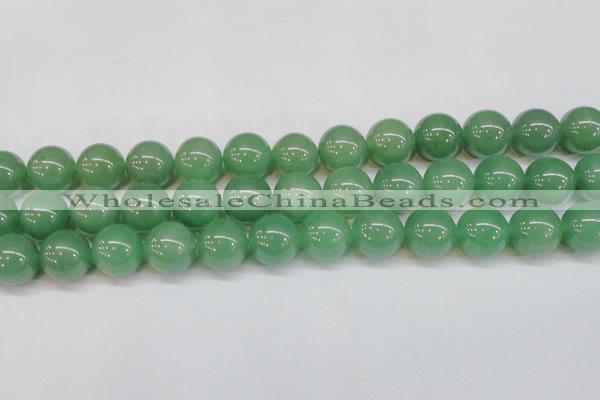 CAJ607 15.5 inches 18mm round A grade green aventurine beads