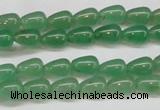 CAJ630 15.5 inches 6*9mm teardrop green aventurine beads