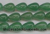 CAJ632 15.5 inches 10*14mm teardrop green aventurine beads