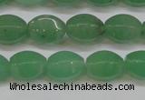 CAJ653 15.5 inches 10*14mm hexahedron green aventurine beads