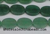 CAJ679 15.5 inches 12*16mm oval green aventurine beads