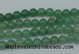 CAJ71 15.5 inches 6mm round green aventurine beads wholesale