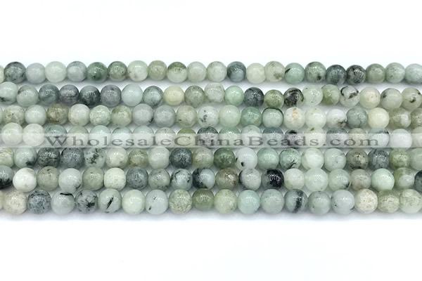 CAJ865 15 inches 6mm round jade gemstone beads