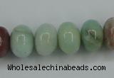 CAM103 15.5 inches 10*14mm rondelle amazonite gemstone beads