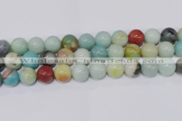 CAM109 15.5 inches 20mm round amazonite gemstone beads wholesale