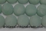 CAM1111 15.5 inches 6mm round matte amazonite beads wholesale