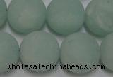 CAM1116 15.5 inches 16mm round matte amazonite beads wholesale