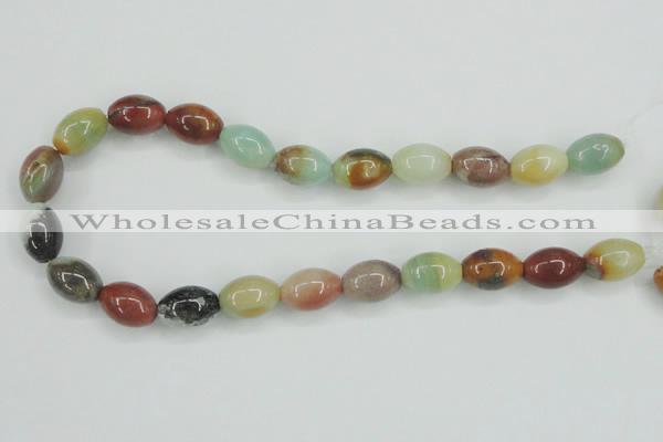 CAM112 15.5 inches 13*18mm rice amazonite gemstone beads wholesale