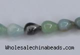 CAM113 15.5 inches 8*10mm teardrop amazonite gemstone beads