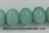 CAM128 15.5 inches 13*18mm rondelle amazonite gemstone beads