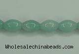 CAM130 15.5 inches 8*12mm rice amazonite gemstone beads wholesale