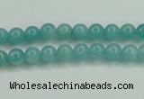 CAM134 15.5 inches 6mm round amazonite gemstone beads wholesale