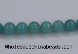 CAM135 15.5 inches 8mm round amazonite gemstone beads wholesale