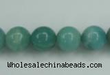 CAM137 15.5 inches 12mm round amazonite gemstone beads wholesale