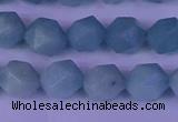 CAM1418 15.5 inches 10mm faceted nuggets Chinese amazonite beads