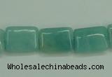 CAM150 15.5 inches 12*16mm rectangle amazonite gemstone beads