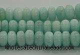 CAM1531 15.5 inches 4*6mm rondelle natural peru amazonite beads