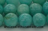 CAM1554 15.5 inches 12mm round natural peru amazonite beads