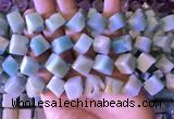 CAM1677 15.5 inches 8*8mm - 14*15mm cube amazonite beads