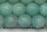 CAM1687 15.5 inches 8mm round natural amazonite beads wholesale