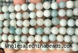 CAM1723 15.5 inches 10mm round amazonite beads wholesale