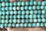 CAM1726 15.5 inches 8mm round amazonite gemstone beads wholesale